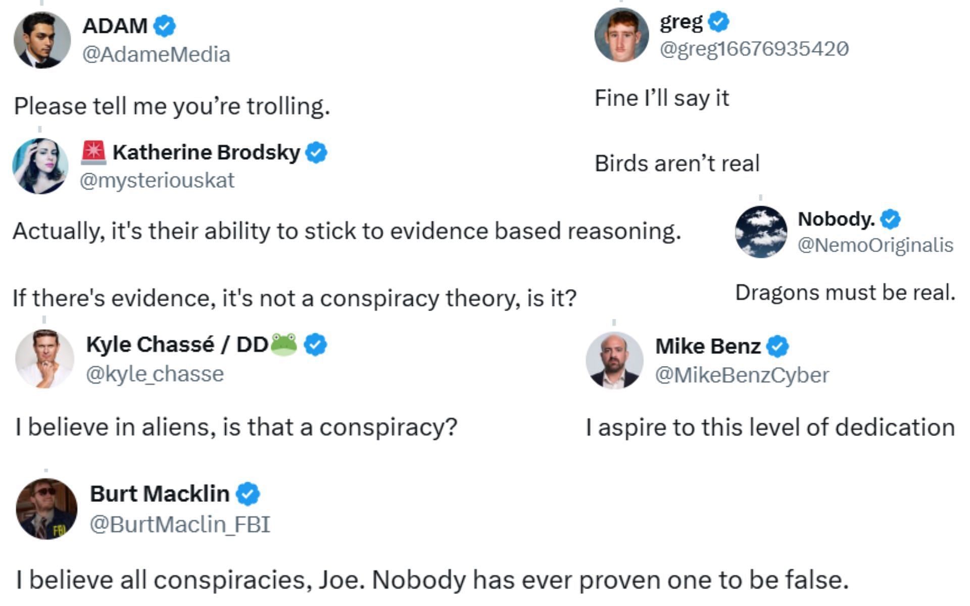 Fan reactions [Screenshots courtesy: @joerogan on X]
