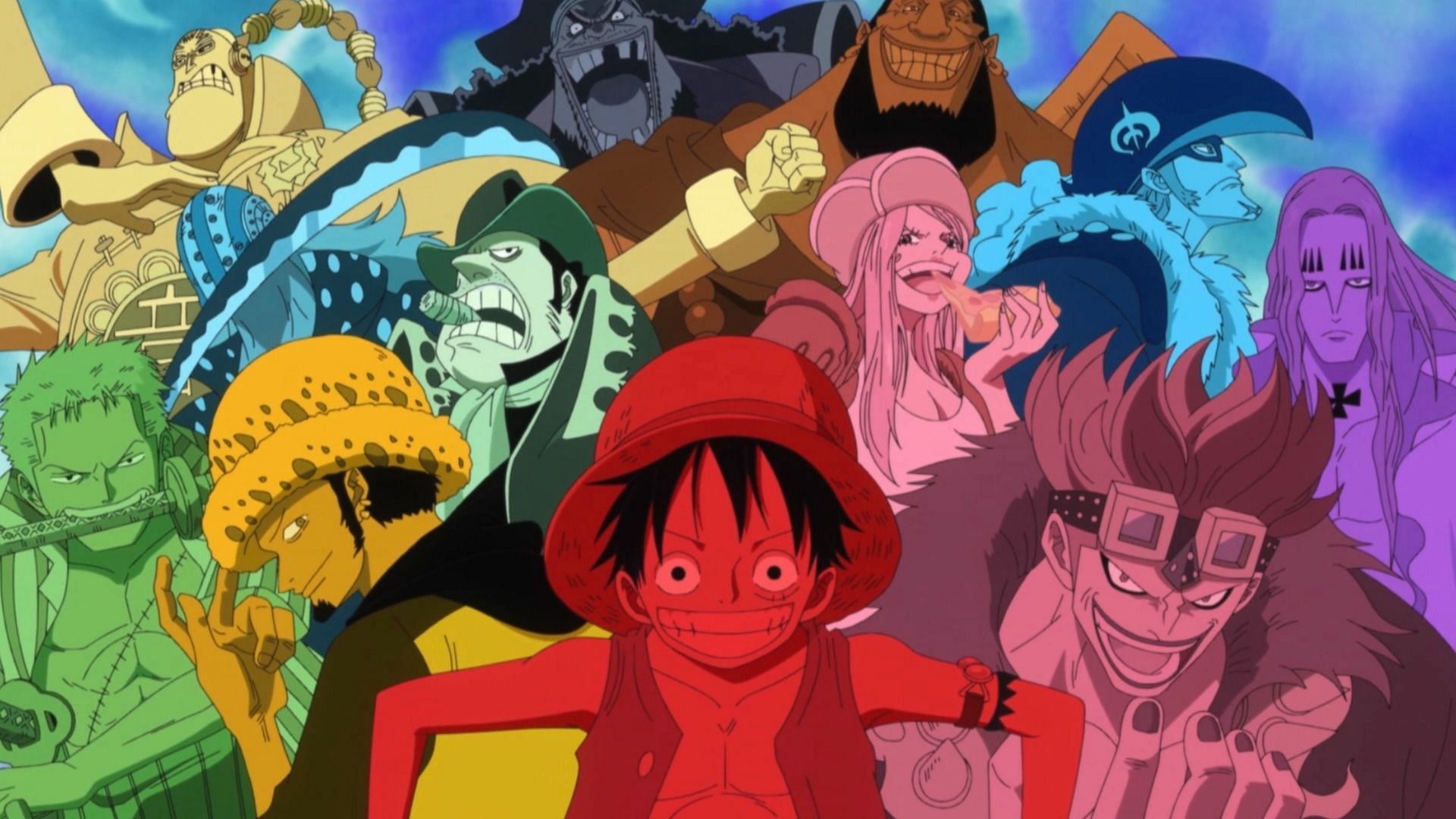 The Worst Generation pirates in One Piece (Image via Toei Animation)
