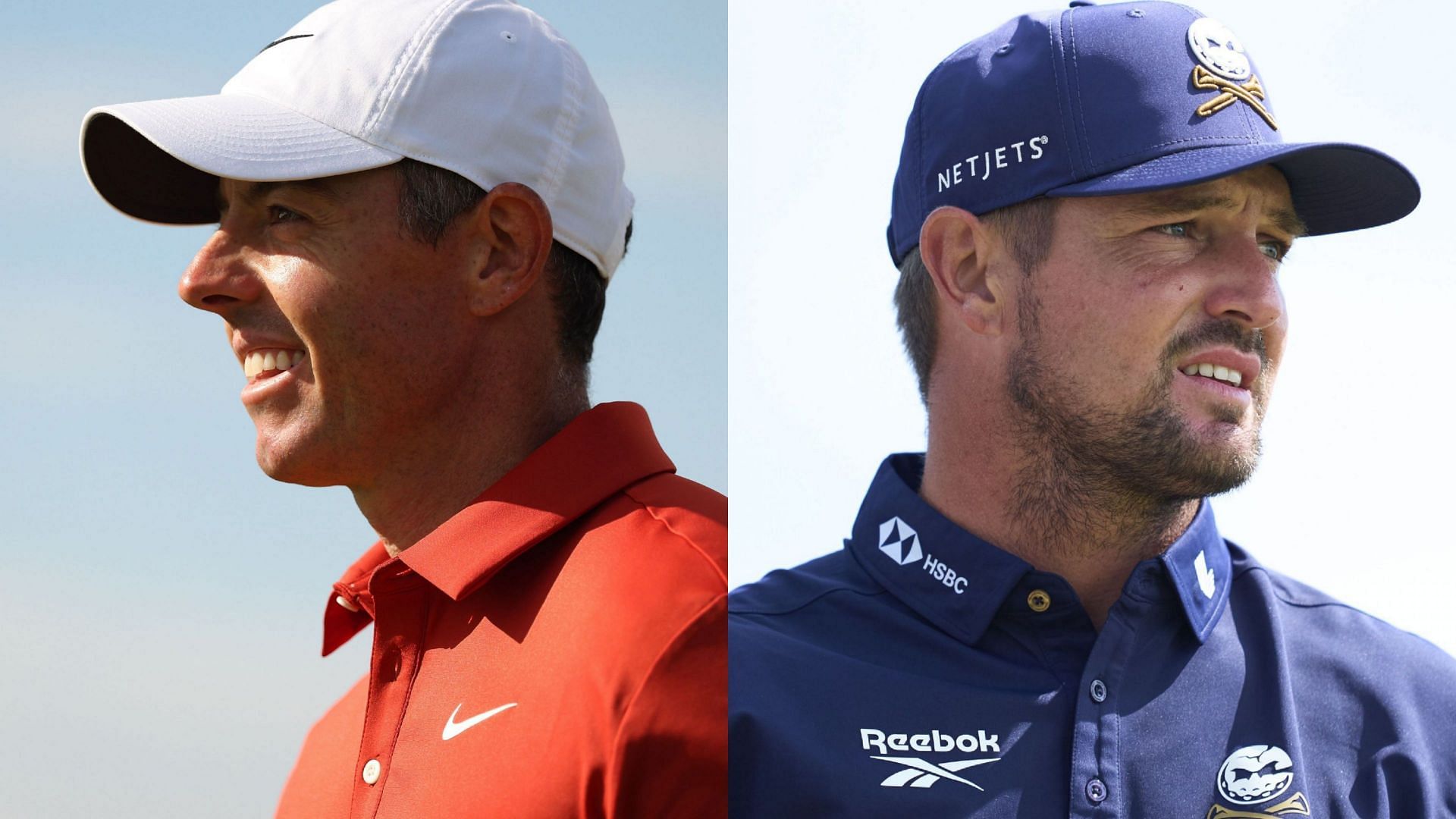 Bryson DeChambeau (on the right) and Rory McIlroy (on the left) / Source: Getty Images