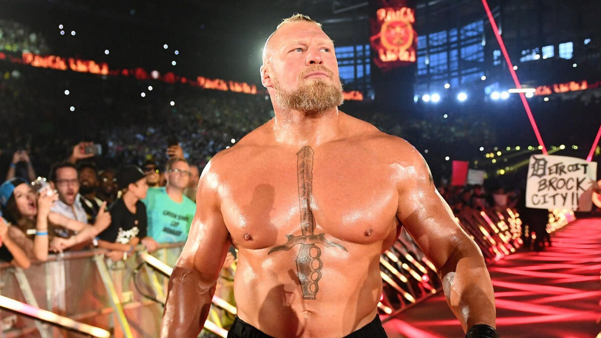 &quot;The Beast Incarnate&quot; Brock Lesnar [Image credits: WWE.com]