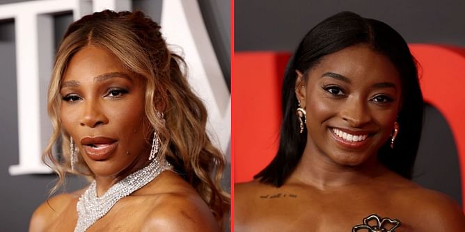 Serena Williams reacts in frustration to Simone Biles' sizzling British Virgin Islands vacation after days of constant banter