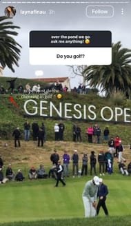 A fan question (via Alayna Finau's Instagram story)