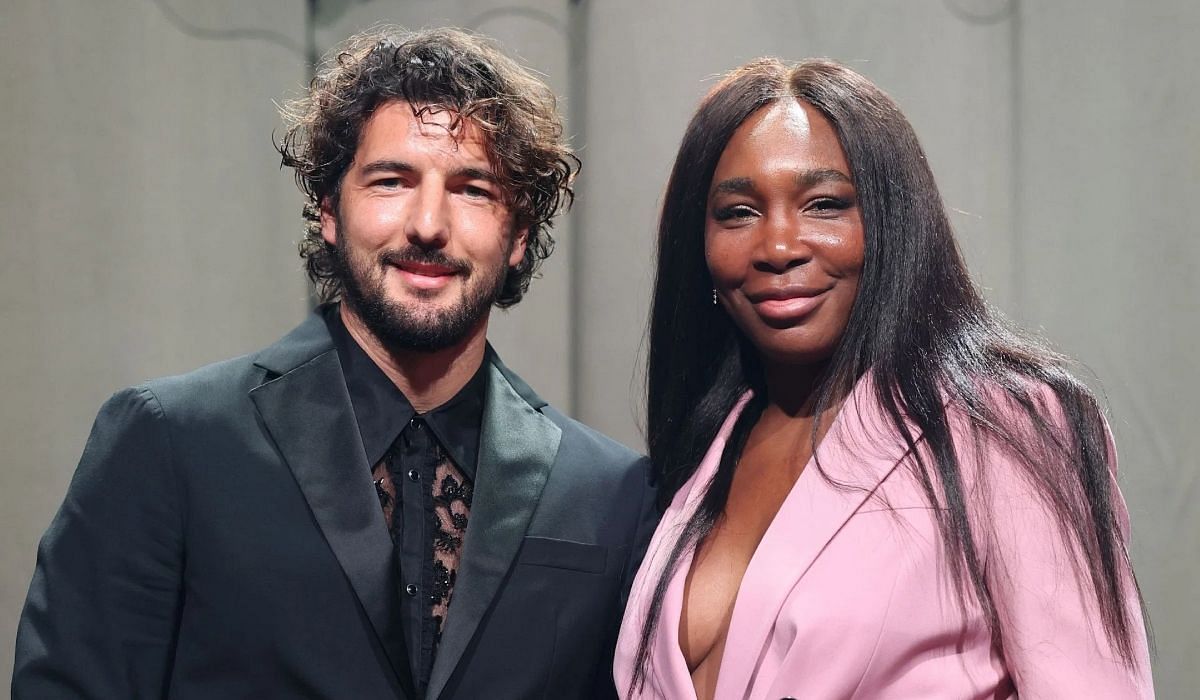 Venus Williams and her fiance, Andrea Preti - Source: getty