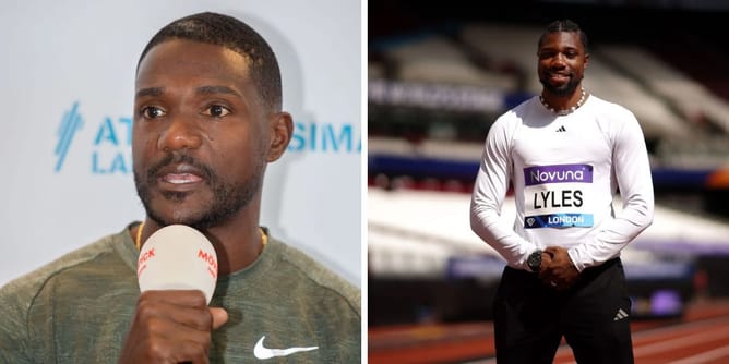 "Noah Lyles looks significantly bigger" - Justin Gatlin and Rodney Green point out American sprinter's significant transformation since break