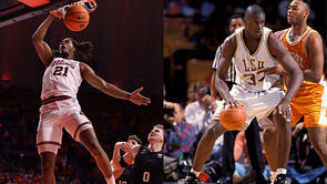 "Jaxon Kohler gonna serve him" "Reminds me of a young Shaq": Fans react as Michigan's Morez Johnson Jr. flexes muscles with 15-point performance