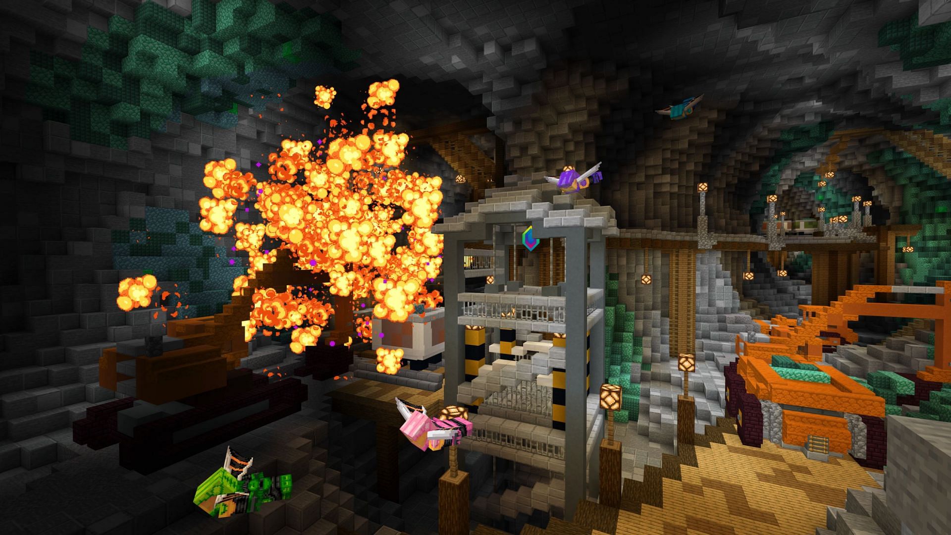 Terra Swoop Force is one of the most popular elytra maps out there (Image via Noxcrew)
