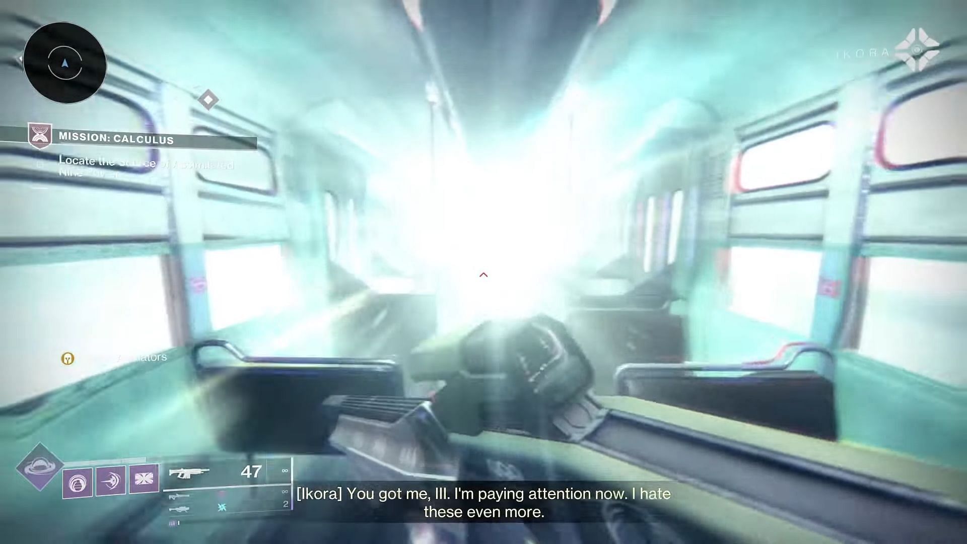 Don&#039;t remember the train being this bright (Image via Bungie | YouTube/GuidingLight)