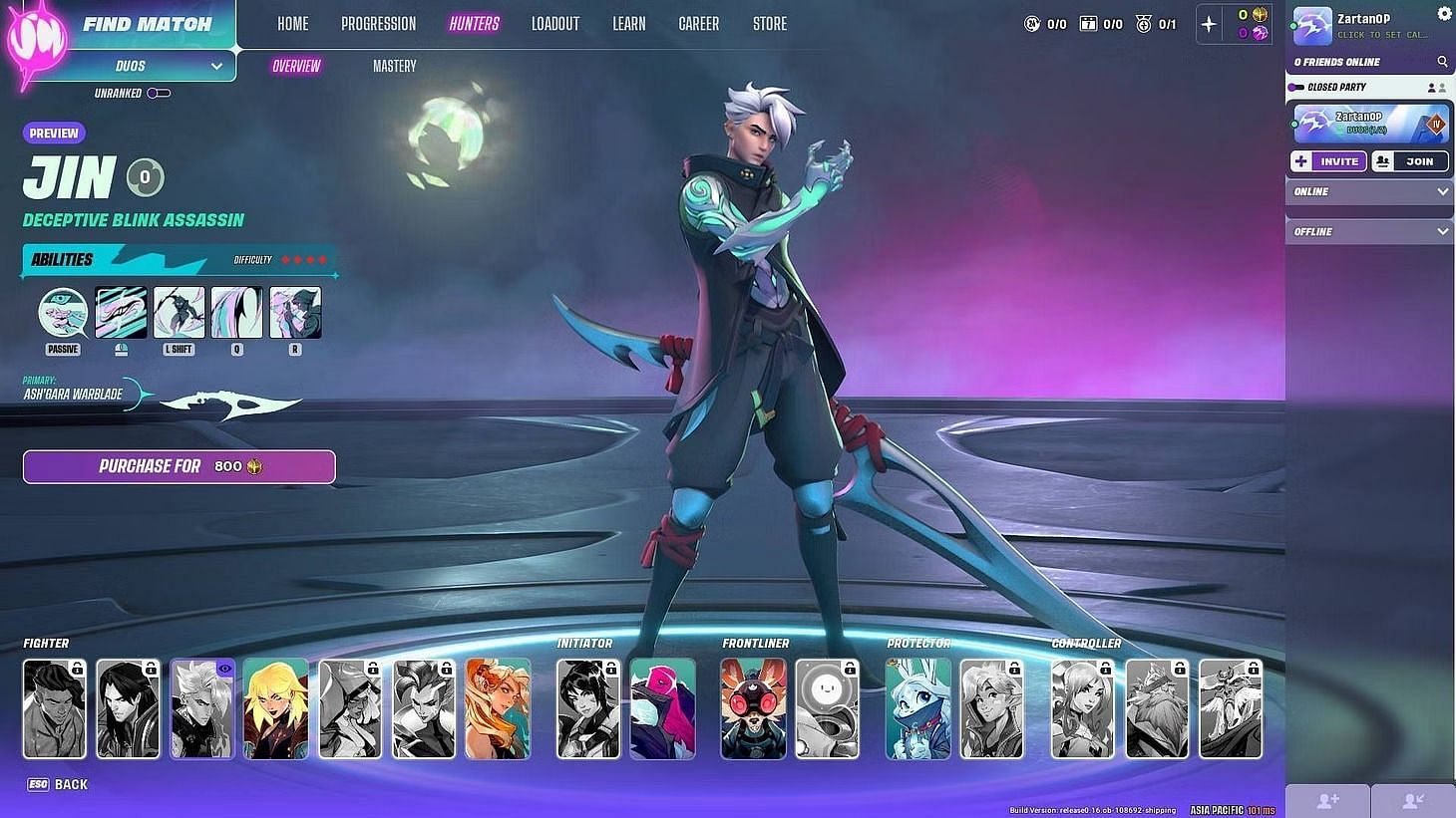 Jin in Supervive (Image via Theorycraft Games)
