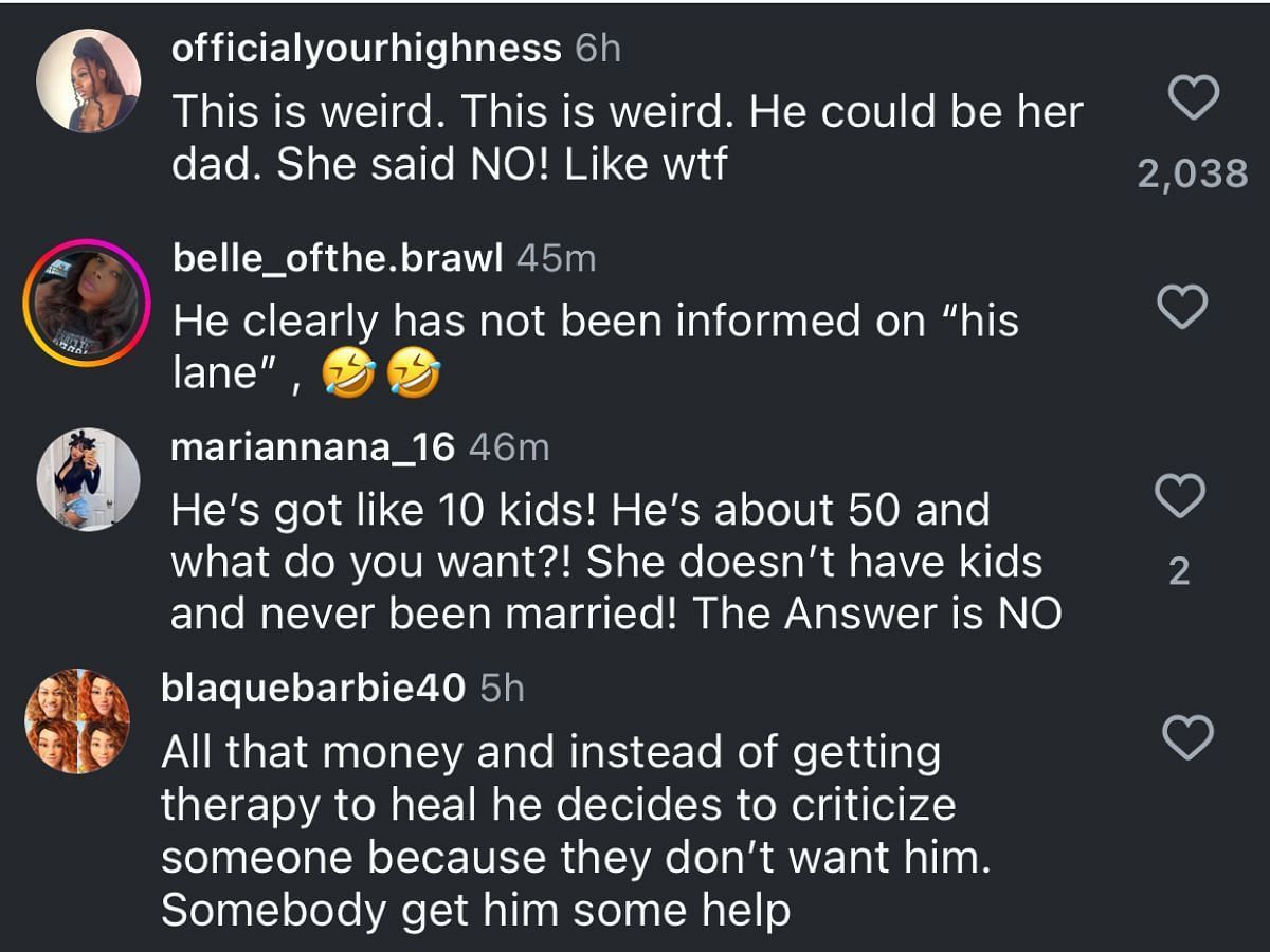 Netizens comment on Thomas&#039; remark concerning Megan(Image via Instagram/ @theneighborhoodtalk)