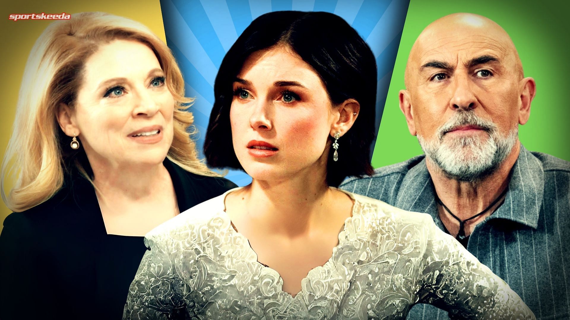 From left, Liesl, Willow and Sidwell on General Hospital (Custom edit by Sportskeeda, Original images via ABC Network)
