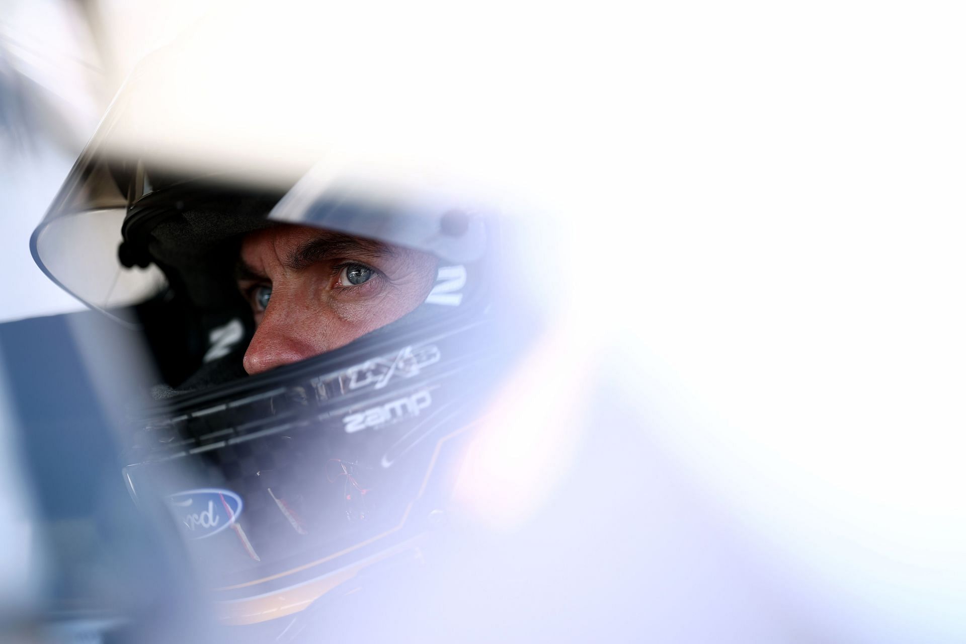 Frankie Muniz (33) during the NASCAR Craftsman Truck Series Boys &amp; Girls Club of the Blue Ridge 200. Source: Getty