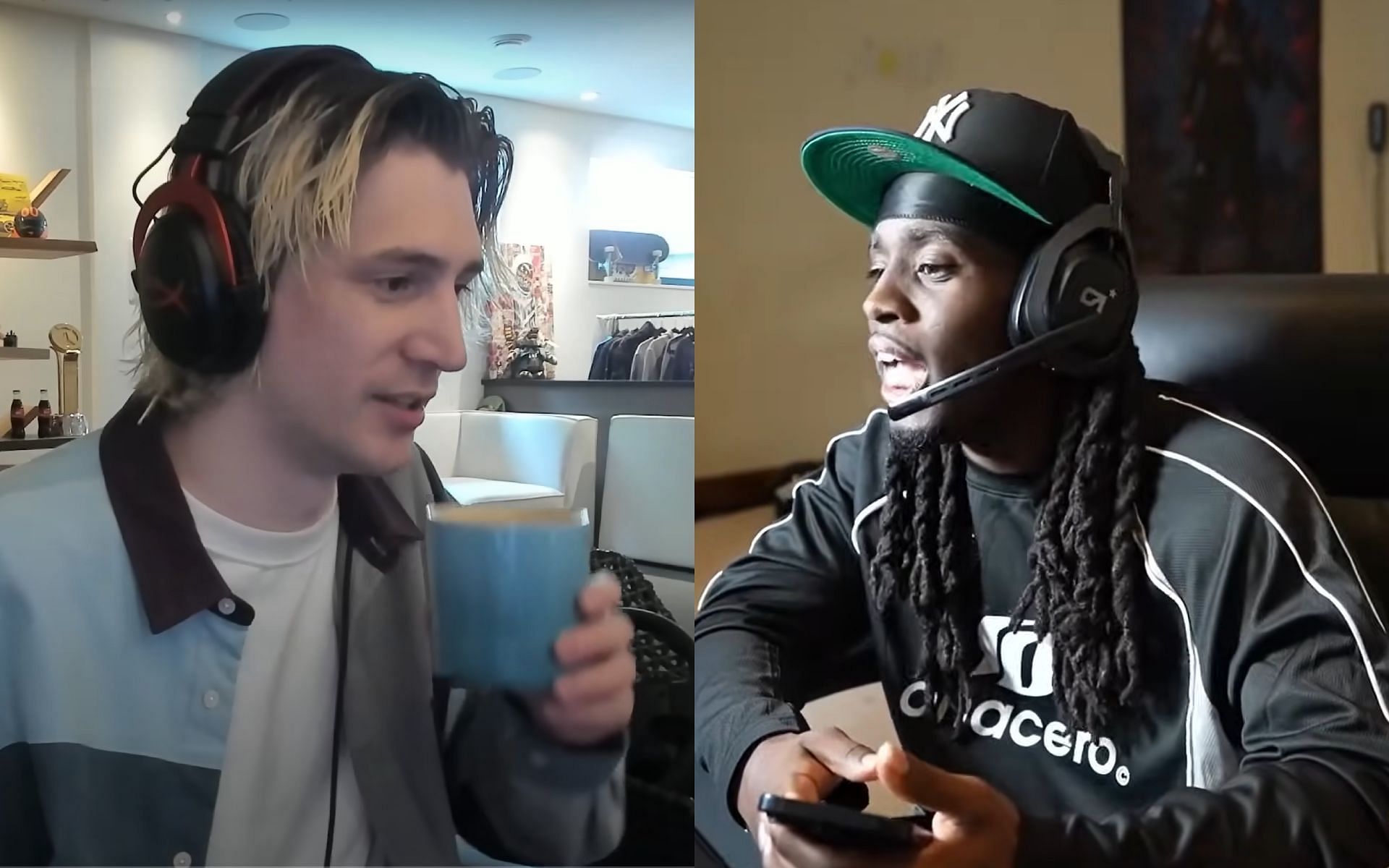 &quot;Weird s**t&quot;: Kai Cenat seemingly displeased with xQc giving him livestreaming advice