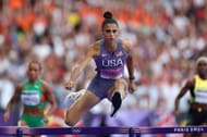 Sydney McLaughlin-Levrone at the Paris Olympics 2024 (Photo by Hannah Peters/Getty Images)