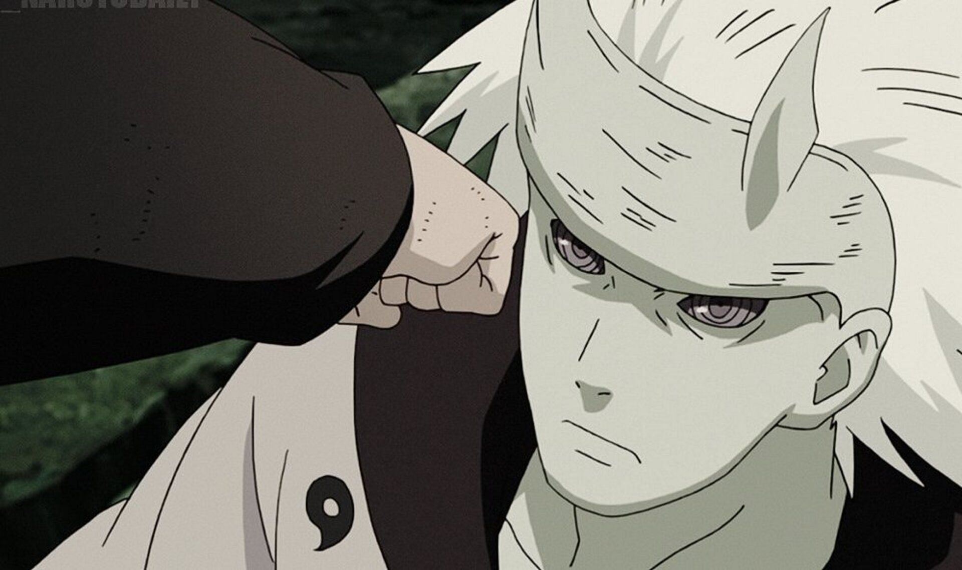 Madara Jinchuriki transformation in Naruto (Image via Studio Pierrot)