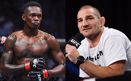 Israel Adesanya claims Sean Strickland "wants to fight Belal Muhammad" next, urges 'Tarzan' to accept rematch callout