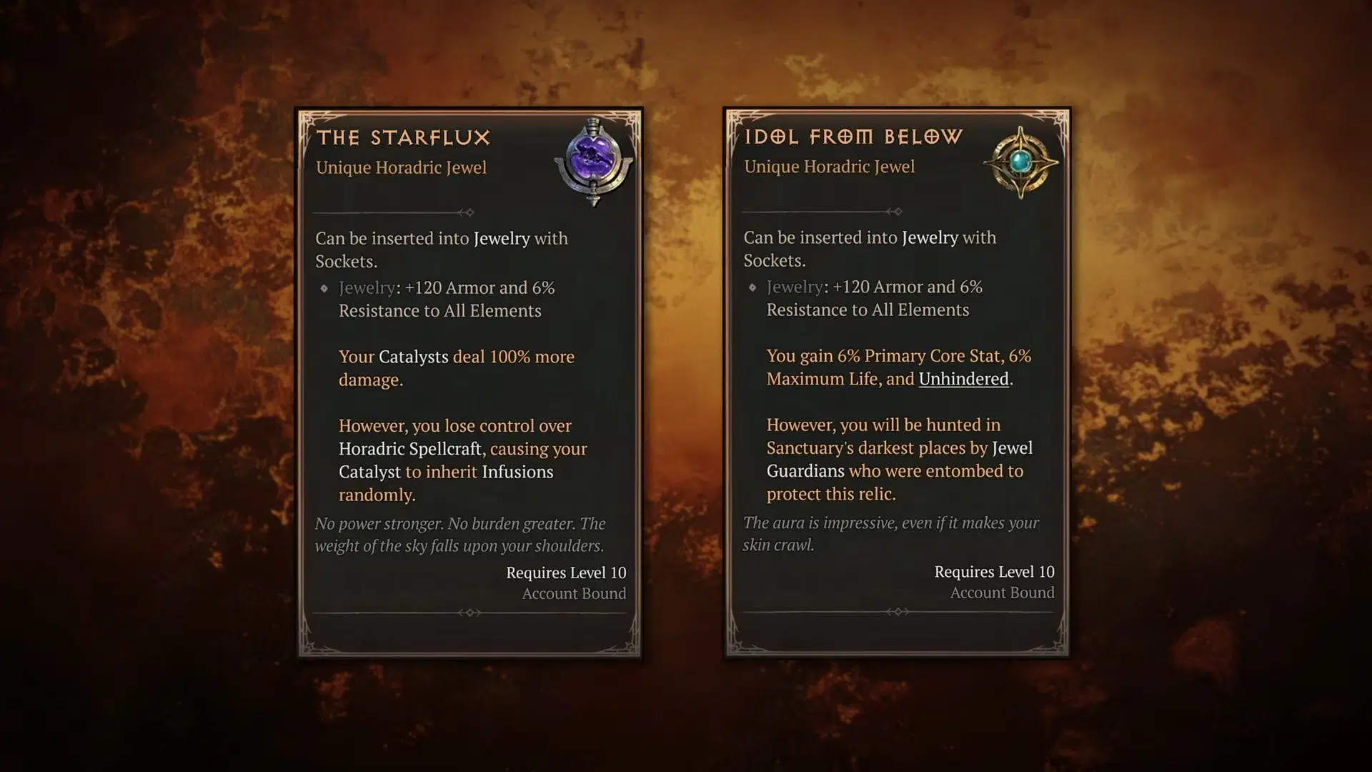 Let&#039;s just hope that the Horadric Jewels, which enhance these spells, won&#039;t be a pain to farm (Image via Blizzard Entertainment)