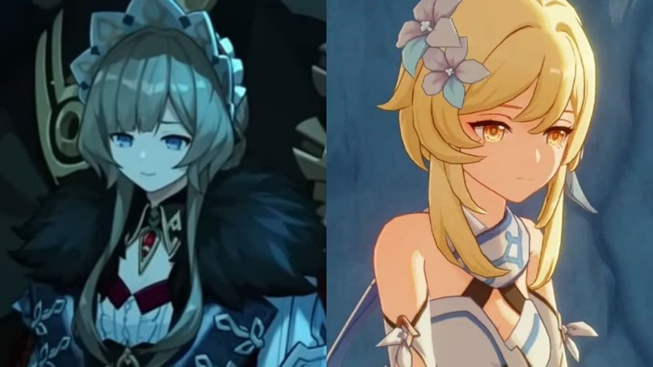Visual comparison between Sandrone and Lumine (Image via HoYoverse)