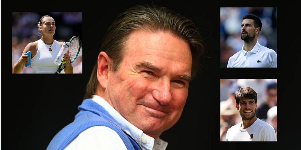 Jimmy Connors supports Novak Djokovic, Aryna Sabalenka and Carlos Alcaraz - Image Source: Getty