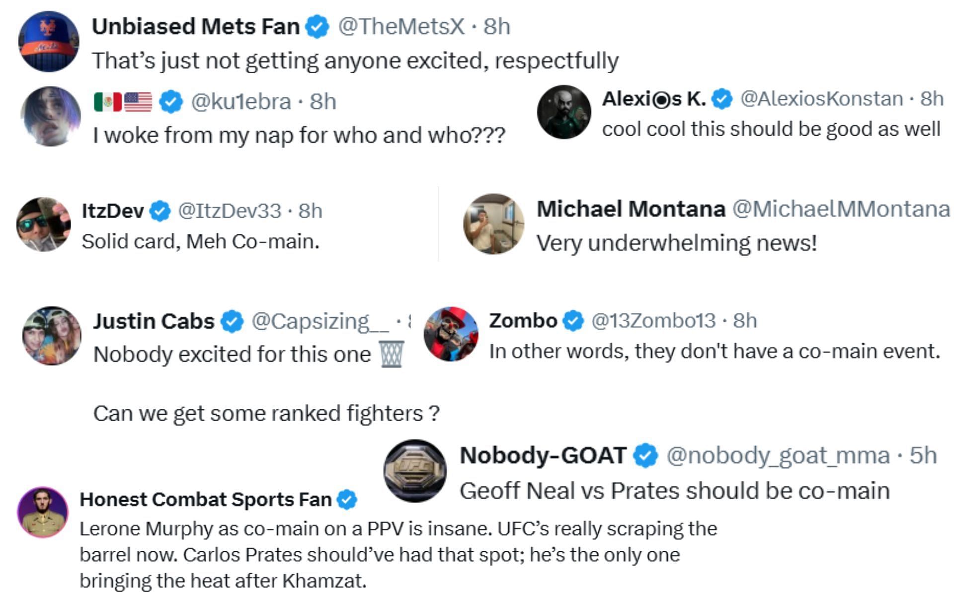 Screenshots courtesy @ufc on X