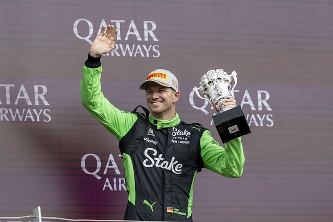 Damon Hill applauds Nico Hulkenberg for securing a podium in the F1 British GP