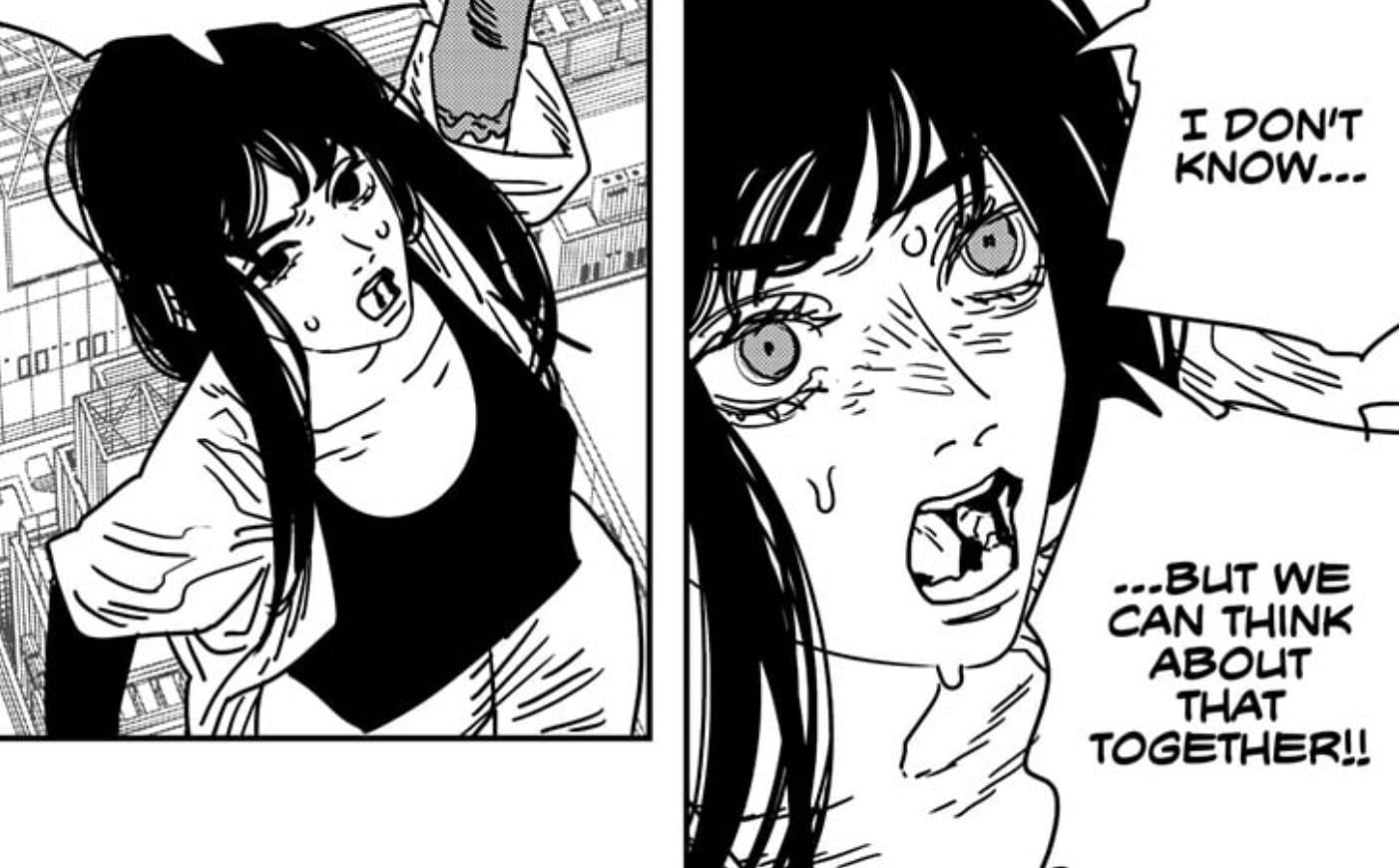 Asa Mitaka as seen in Chainsaw Man (Image via Shueisha)