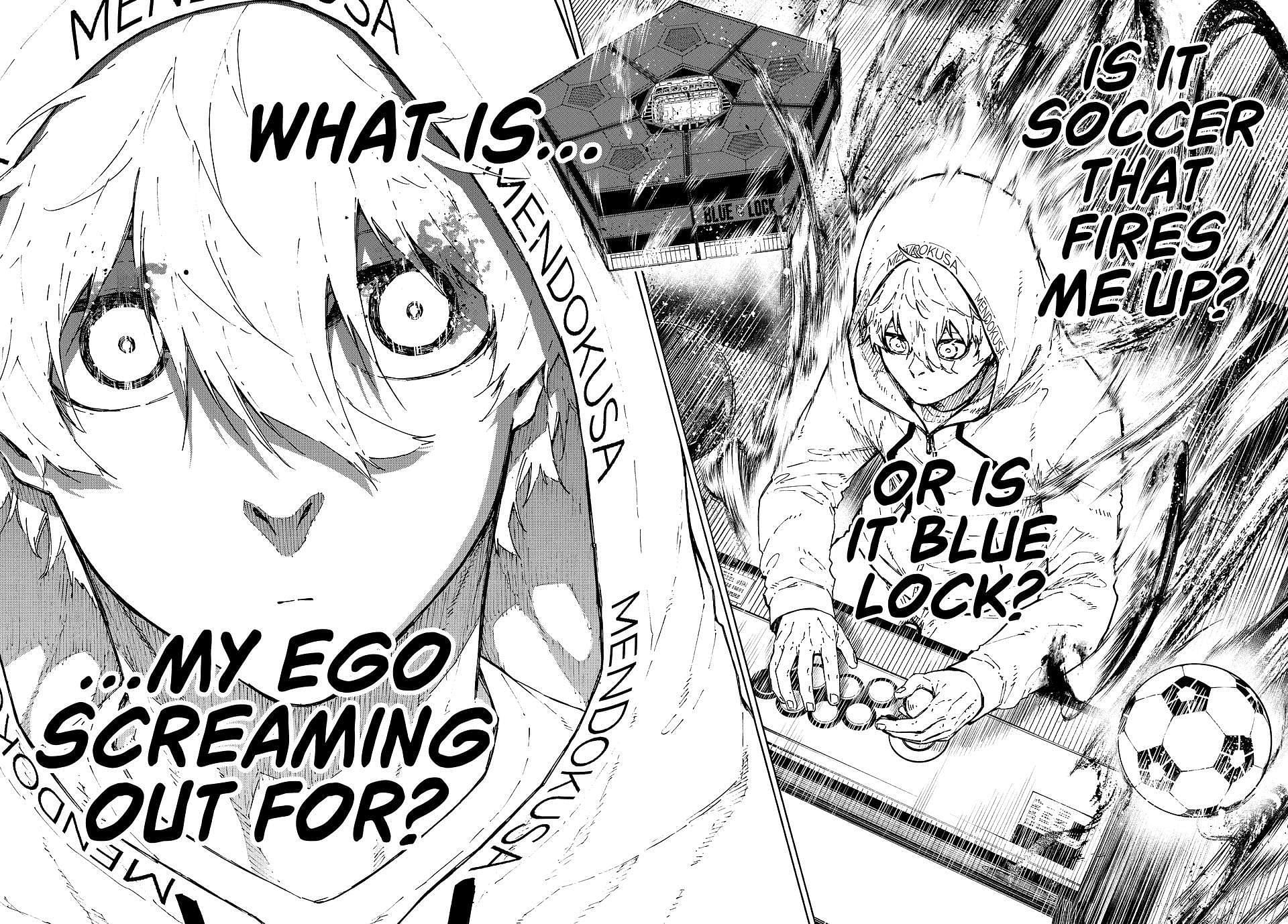 Seishiro Nagi as seen in Blue Lock manga (Image via Kodansha)