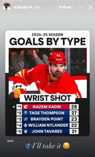 (Image Source: Nazem Kadri/Instagram)