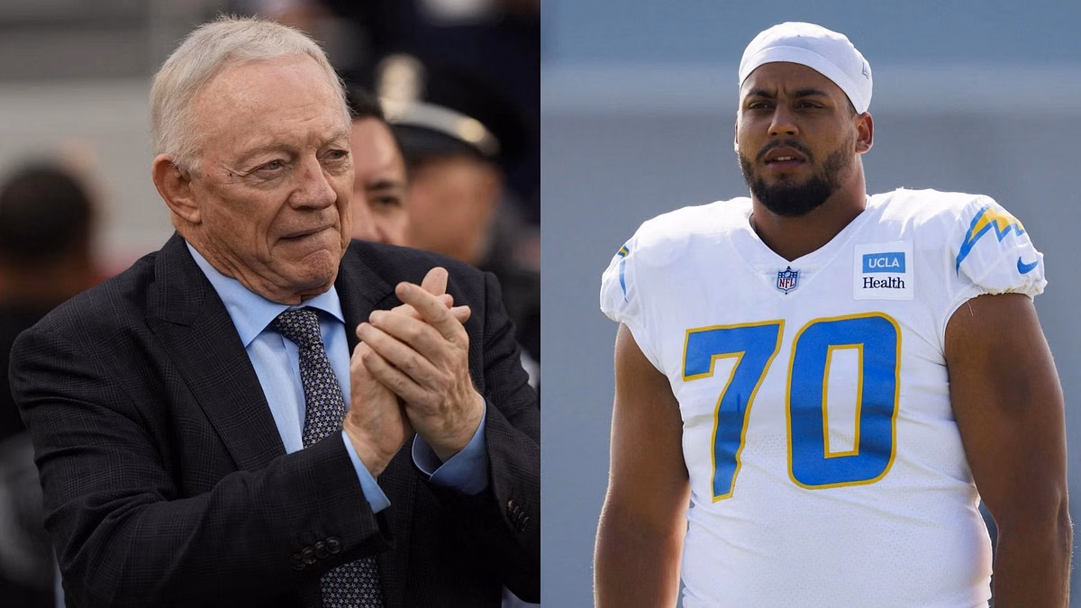 Cowboys insider mocks Jerry Jones as Chargers extend Rashawn Slater with record-breaking $114,000,000 contract