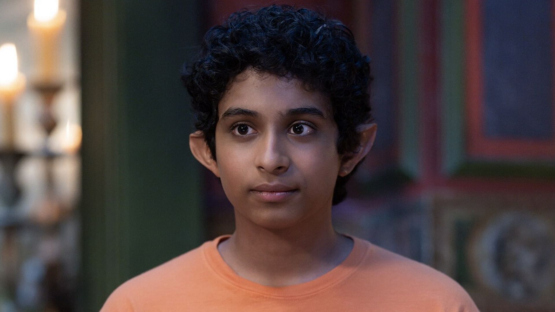 Aryan Simhadri stars as Grover Underwood in Percy Jackson and The Olympians (Image via Disney Plus)