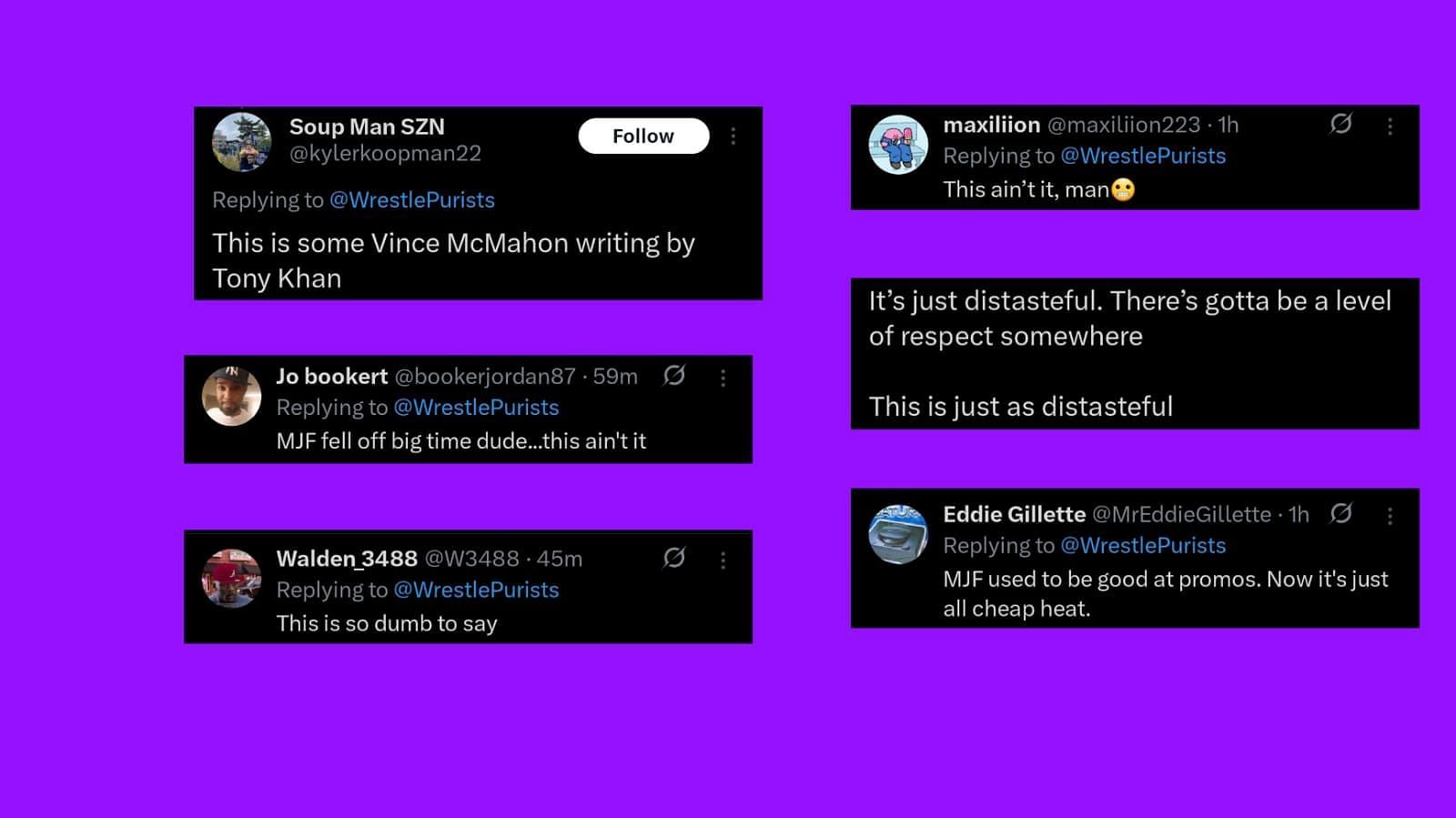 Fans reacted to MJF&#039;s controversial line [Screenshots vianX]