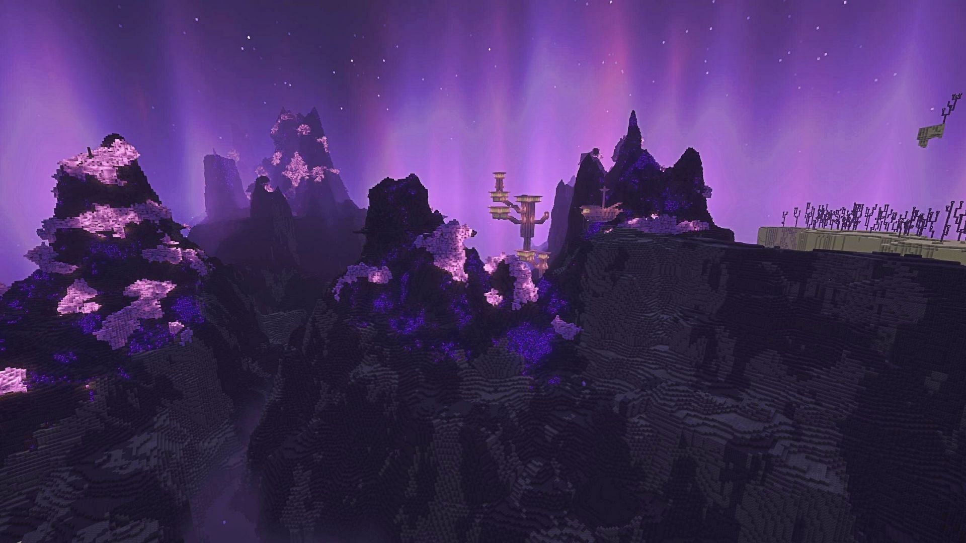 Nullscape brings massive terrain generation changes to the End dimension (Image via CurseForge/Starmute)