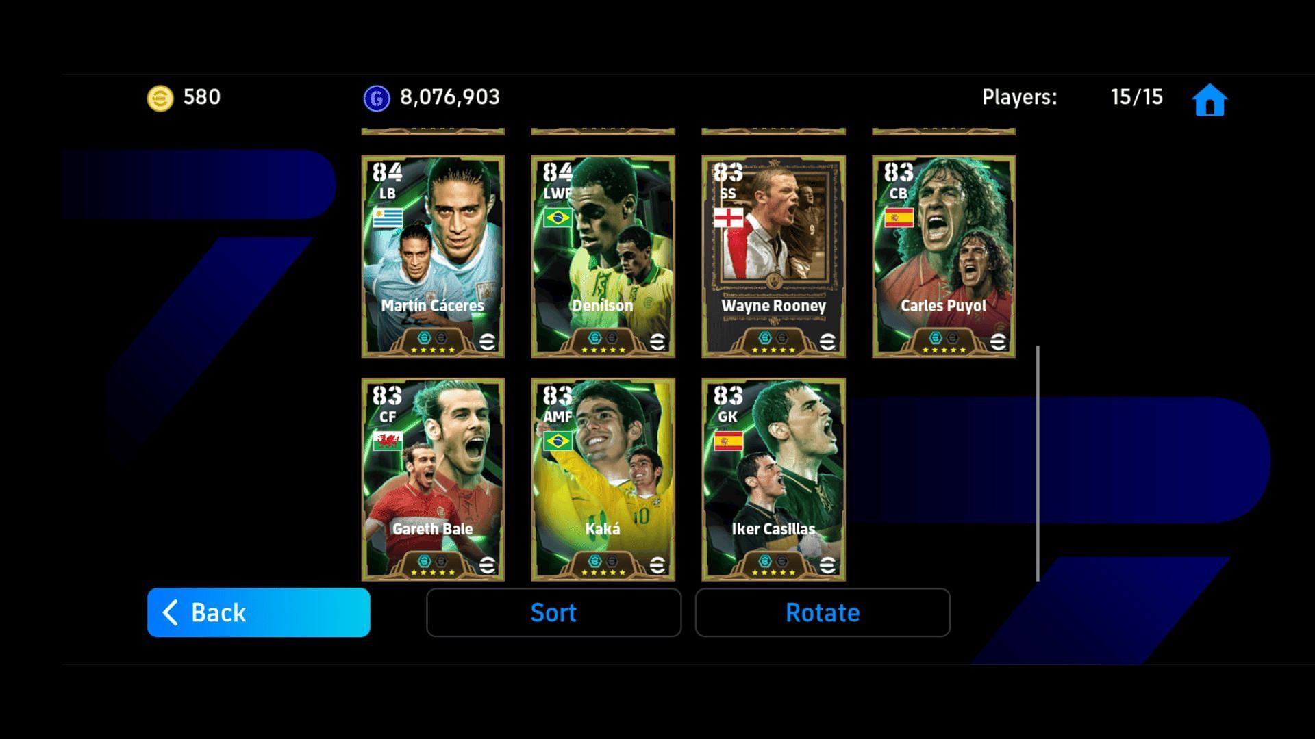 Carles Puyol, Iker Cassilas, and other legends have arrived in eFootball (Image via Konami)