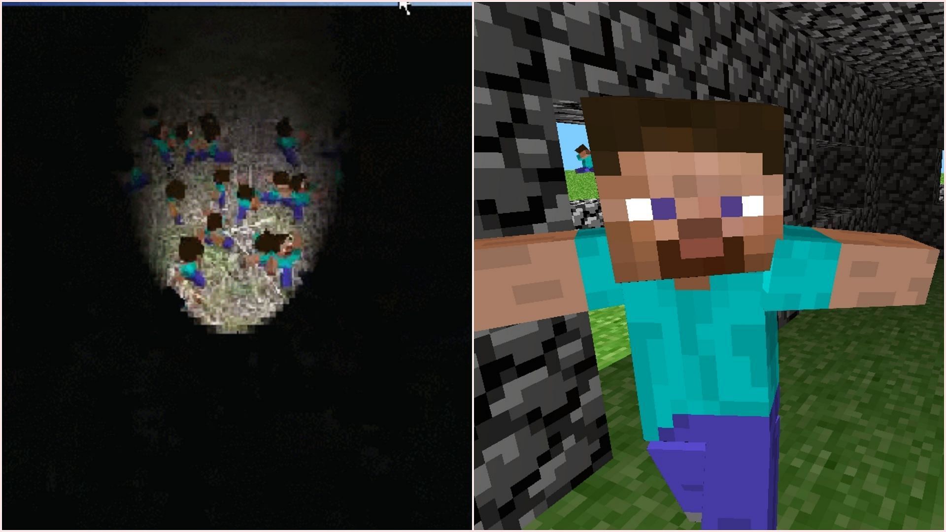 Steve came from Notch&#039;s old game called Zombie Town (Image via Minecraft Wiki || Mojang Studios || Omniarchive/Dejvoss/Notch)