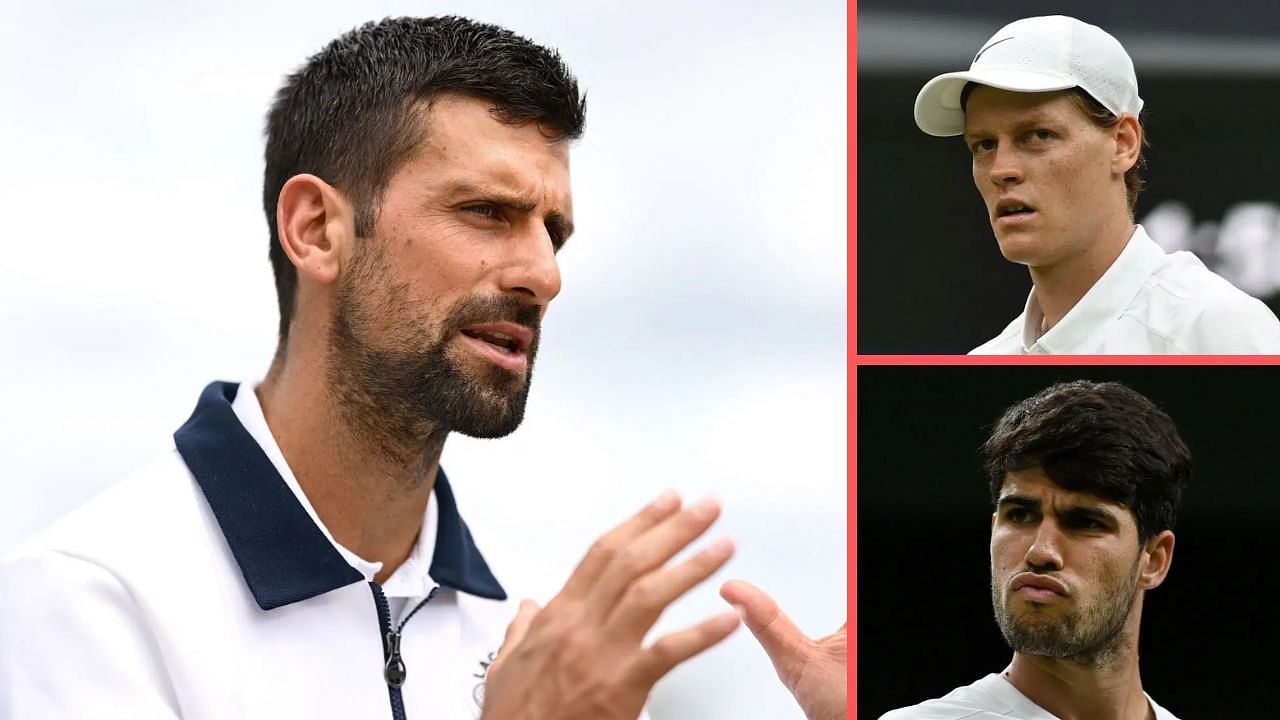 Novak Djokovic ex-coach Goran Ivanisevic Carlos Alcaraz Jannik Sinner 