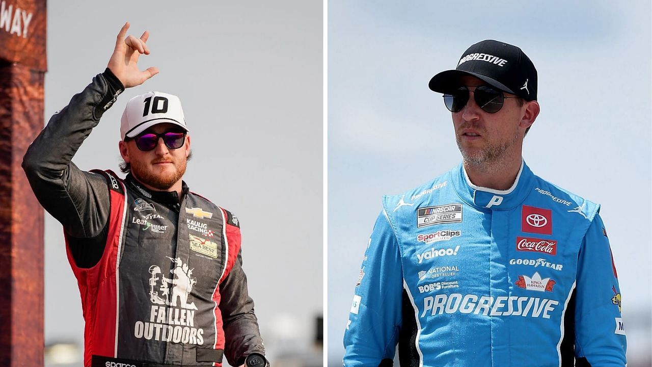 In Picture: Ty Dillon and Denny Hamlin. (from Left). Credit: Imagn Images