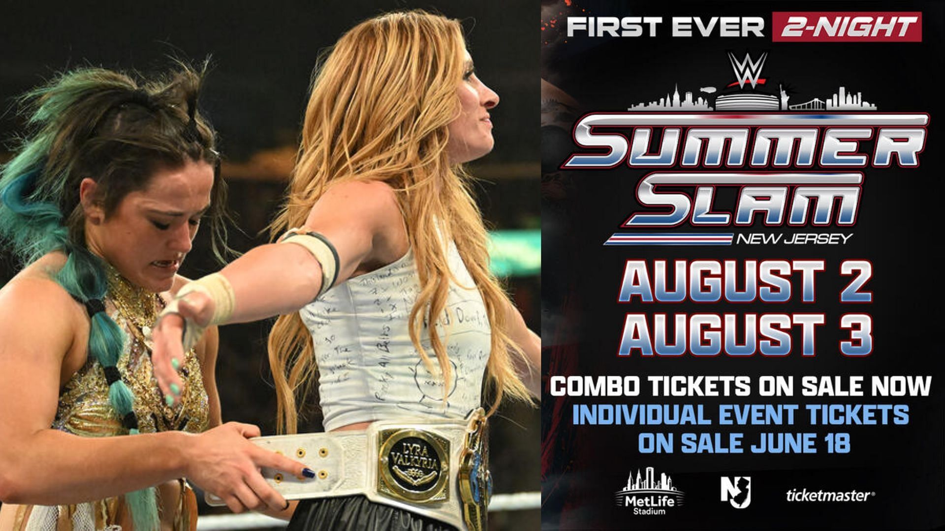 Becky Lynch vs Lyra Valkyria is set for SummerSlam [Image Credits: WWE.com]