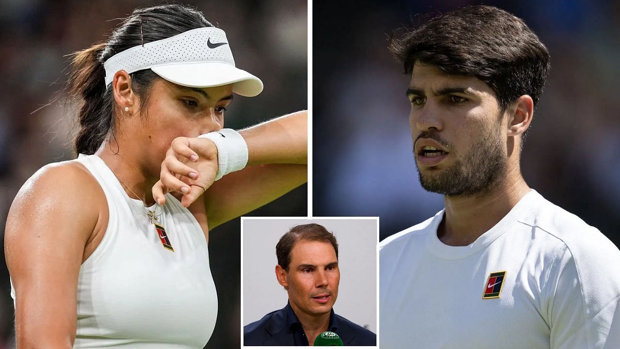 Carlos Alcaraz Emma Raducanu romance Rafael Nadal
