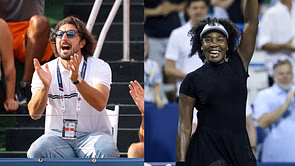 Venus Williams' fiancé Andrea Preti beams with pride despite American's heartbreaking end to Citi DC Open 2025 comeback