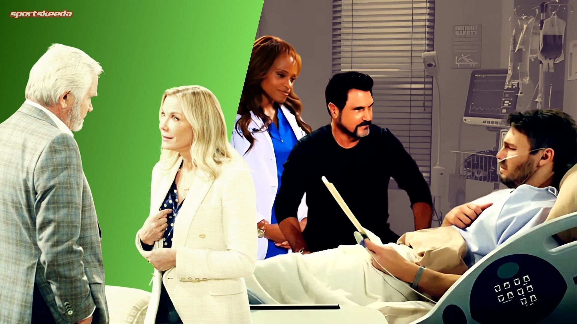 A still from The Bold and The Beautiful (Custom cover edited by Sportskeeda, images via CBS)