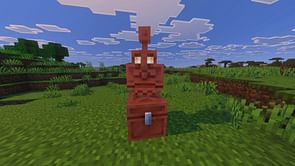 How to build Minecraft copper golem and chest