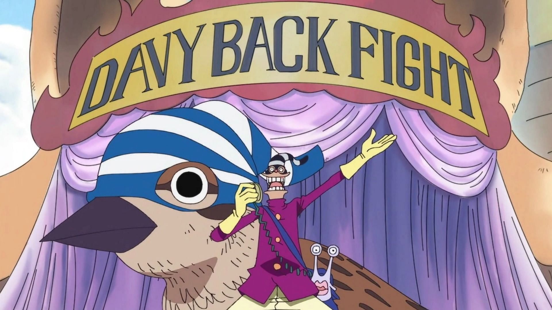 The Davy Back Fight as seen in anime (Image via Toei Animation)