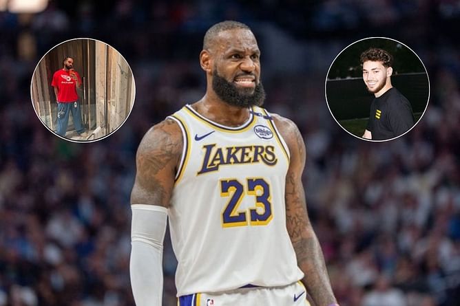 "What a piece of s**t human he is": Adin Ross brutally slams LeBron James over lack of "loyalty" for Drake as Not Like Us dance goes viral