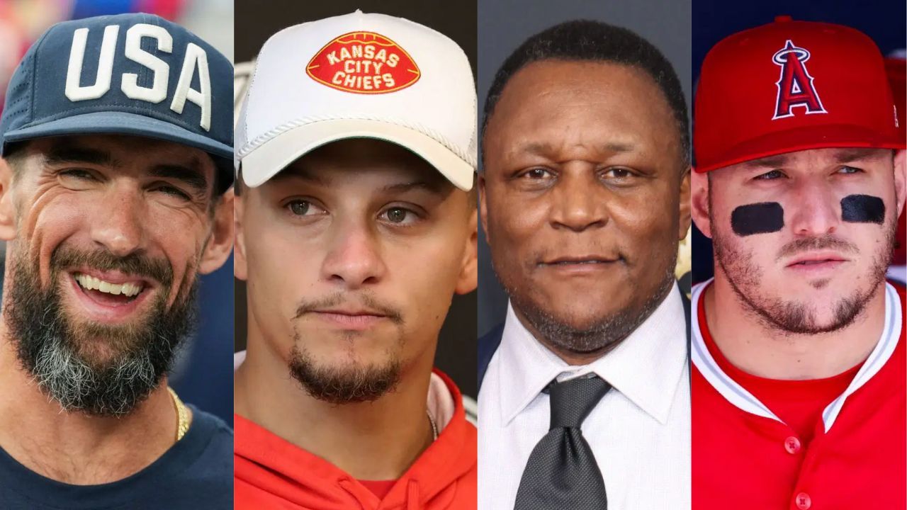Michael Phelps, Patrick Mahomes, Barry Sanders react to Mike Trout's latest update about his golf club