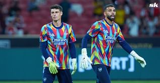 “There’s only one goalkeeper playing and we’ll see what happens” - David Raya addresses competition from Kepa at Arsenal
