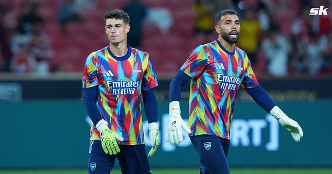 “There’s only one goalkeeper playing and we’ll see what happens” - David Raya addresses competition from Kepa at Arsenal