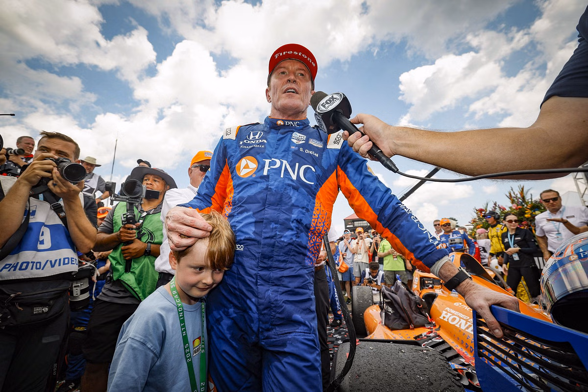 Scott Dixon found a ‘pleasantly surprising’ moment about Alex Palou after the latter’s Mid-Ohio mistake