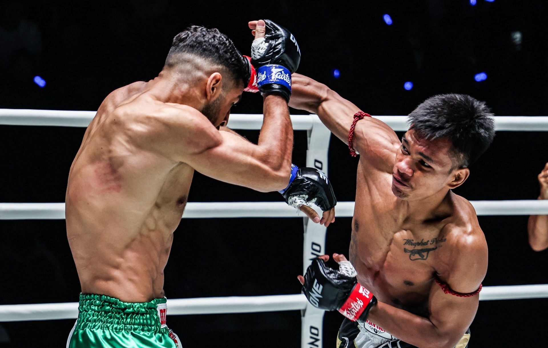 Shadow Singha Mawynn laments his accidental eye poke on Mohamed Younes Rabah that led to a no-contest outcome. -- Photo by ONE Championship 