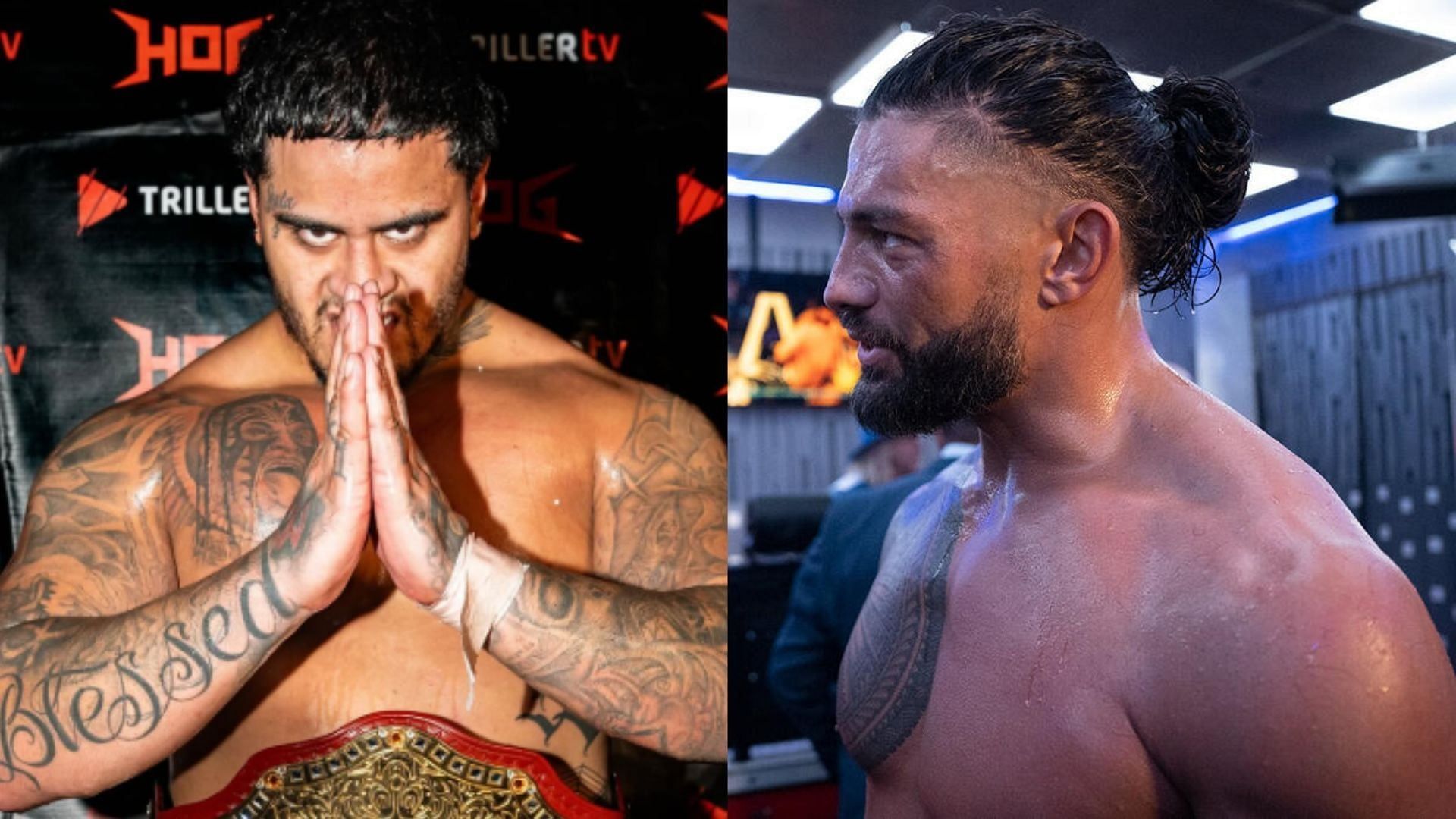 Zilla Fatu and Roman Reigns (Image Credits: Zilla Fatu on Instagarn, WWE.com)