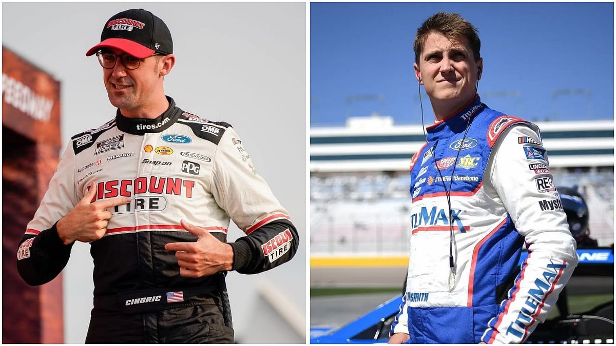 Penske star Austin Cindric shares Zane Smith trying his luck at the American Corn Hole League
