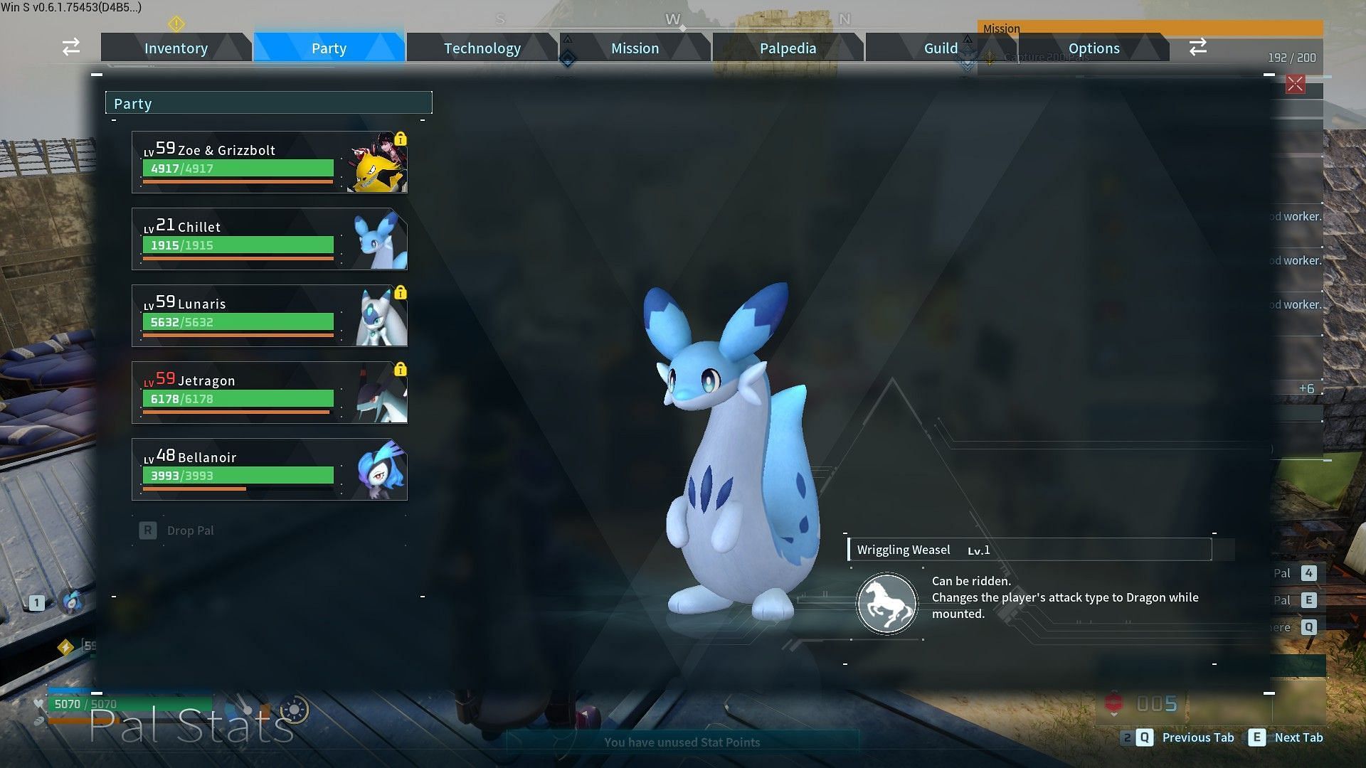 Use Chillet during Bellanoir fight in Palworld (Image via Pocketpair)